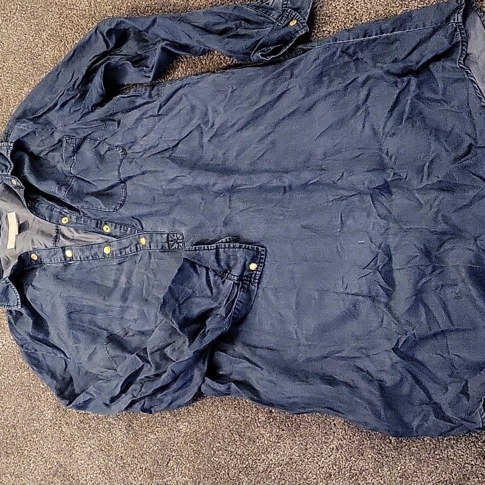 Michael Kors denim shirt dress